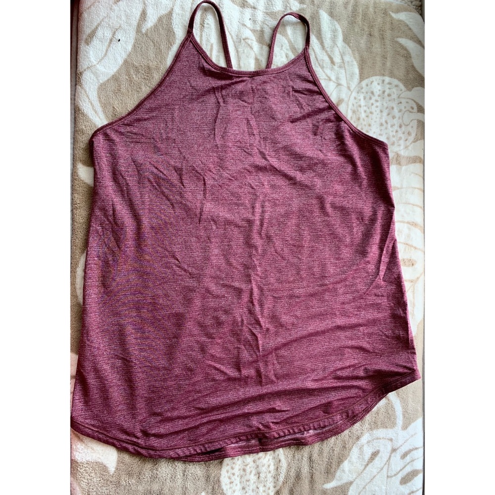 lululemon red workout top